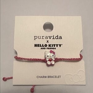 Pura Vida Pink Hello Kitty Charm Bracelet